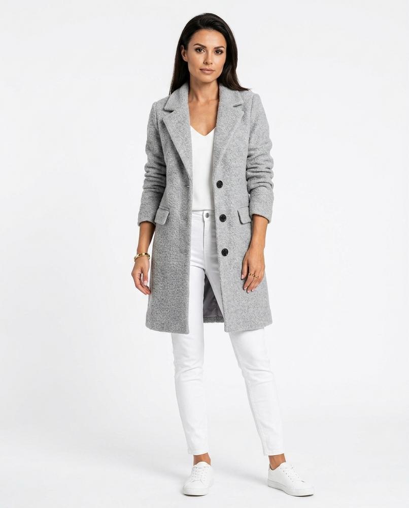 Cloppenburg Mode - Nafot | Einreihig Unifarben Mantel Damen