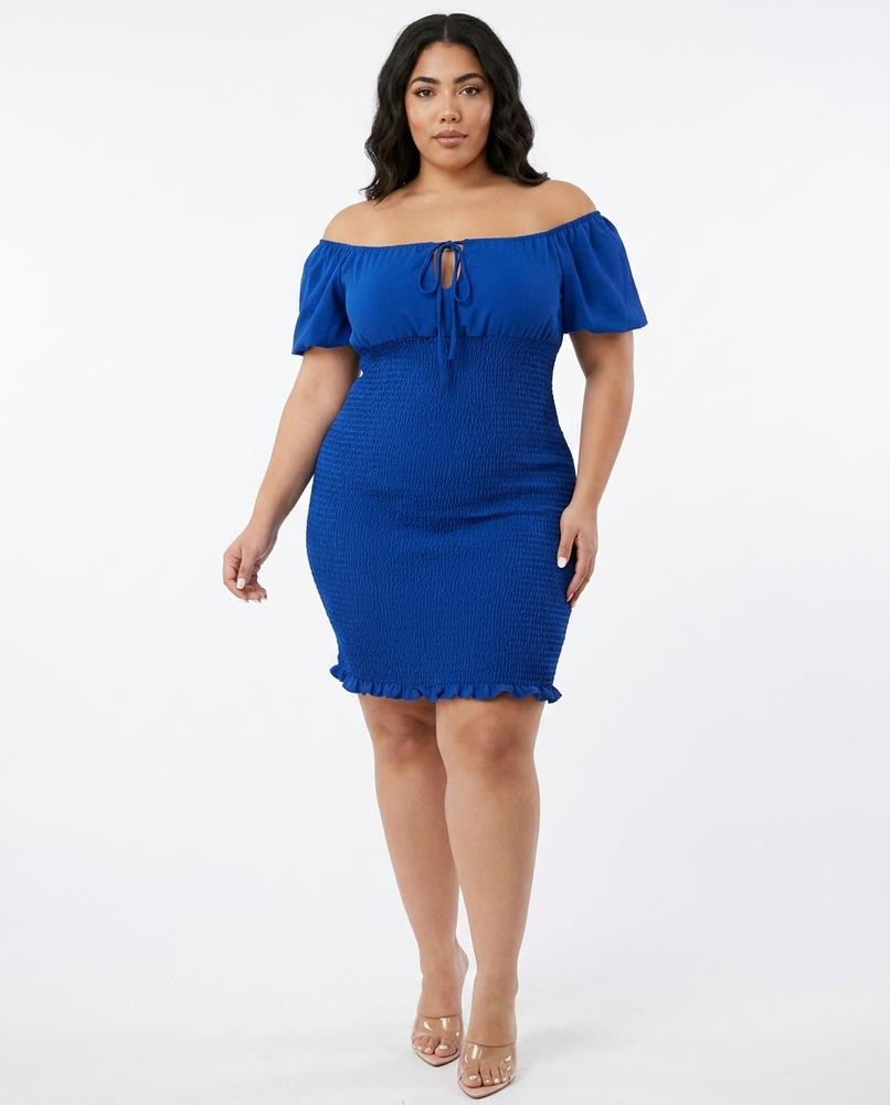 Cloppenburg Mode - Lotom | Gesmoktes Kurzärmliges Kleid Damen