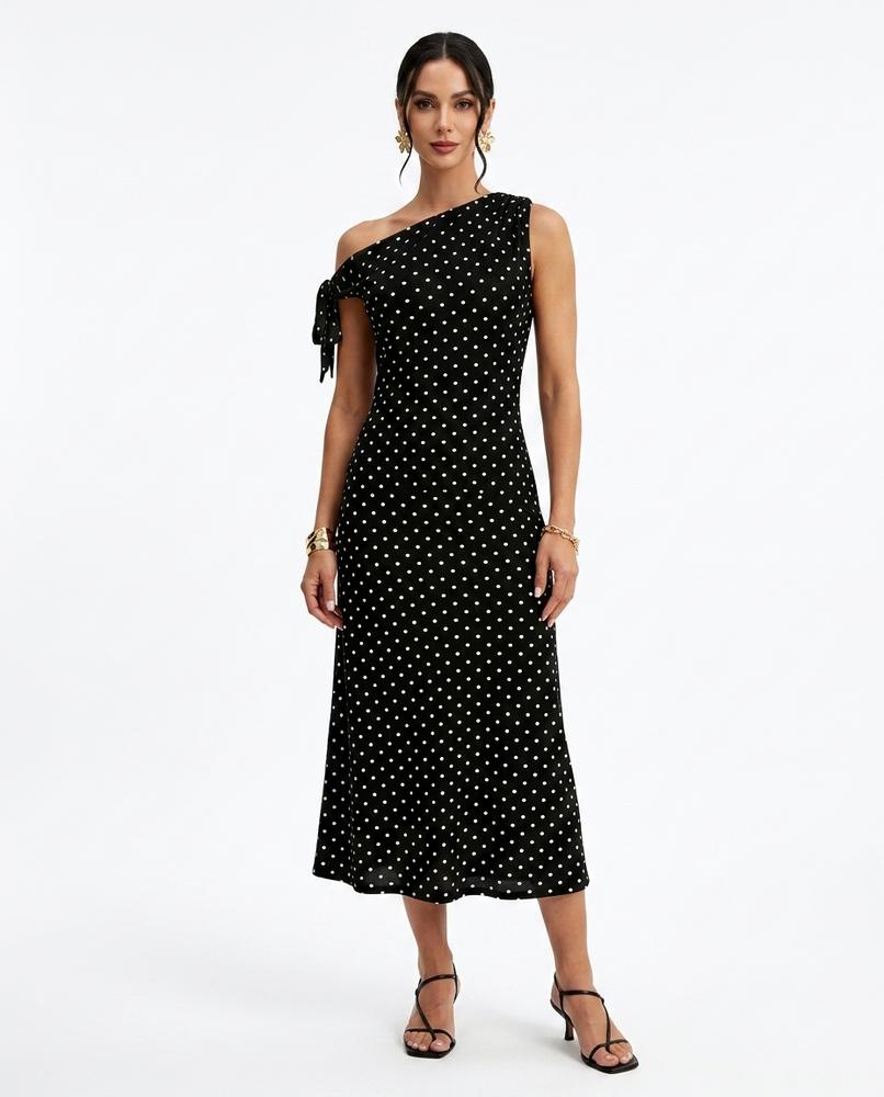 Cloppenburg Mode - Munas | Asymmetrisches Gepunktetes Kleid Damen