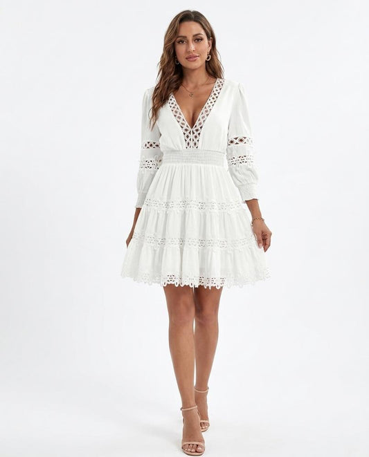 Cloppenburg Mode - Zatit | Gesmokt Ajour Kleid Damen