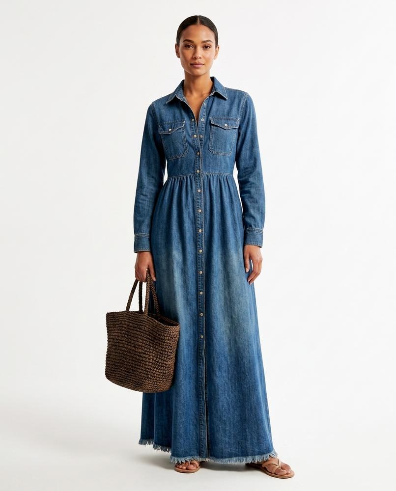Cloppenburg Mode - Kawon | Langärmelig Durchgeknöpft Kleid Damen