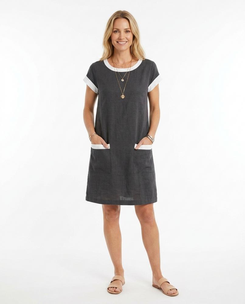 Cloppenburg Mode - Vomet | Kurzärmliges Zweifarbiges Kleid Damen