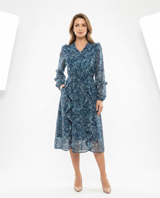 Cloppenburg Mode - Cemil | Gerüschtes Geblümtes Kleid Damen