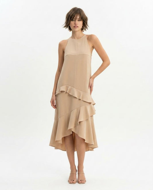 Cloppenburg Mode - Cuvad | Ärmelloses Gerüschtes Kleid Damen