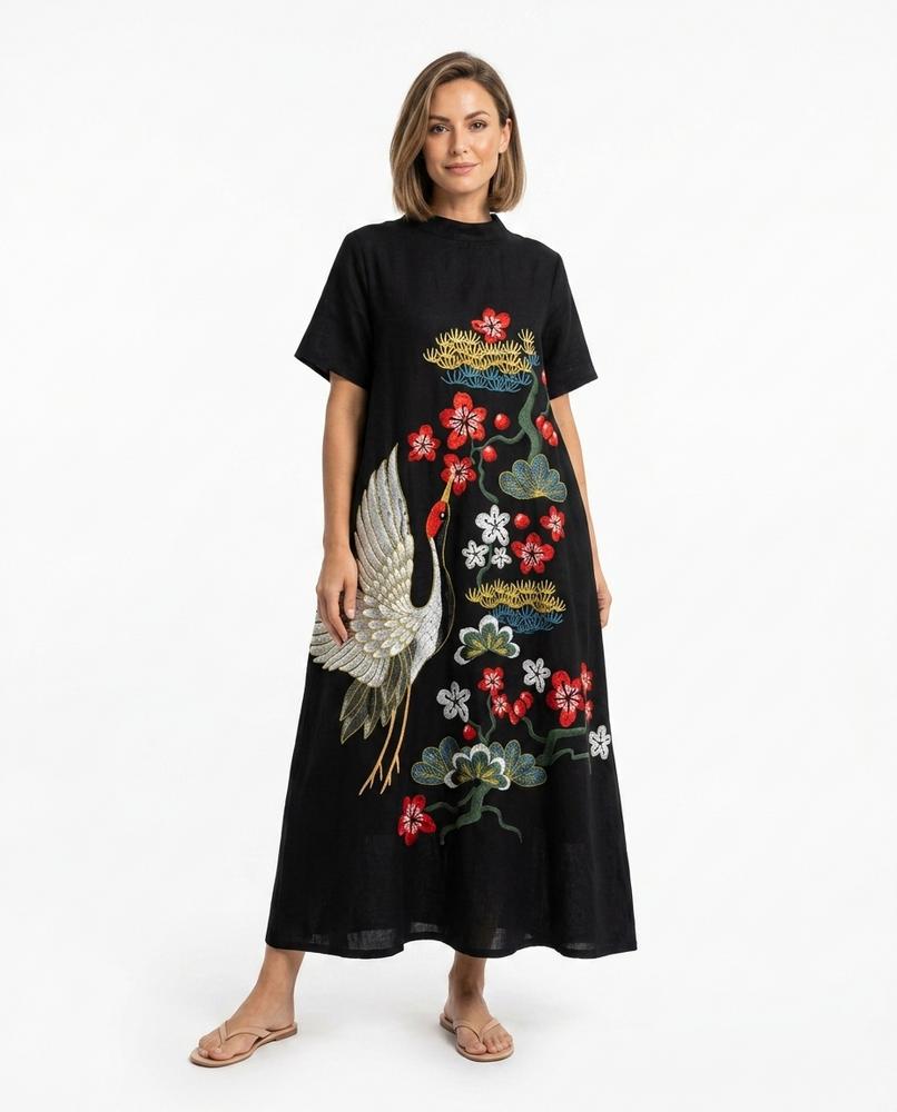 Cloppenburg Mode - Mizil | Bestickt Kurzärmlig Kleid Damen