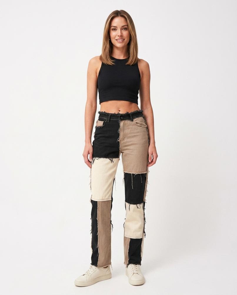 Cloppenburg Mode - Yuhun | Mehrfarbig Geflickt Hose Damen