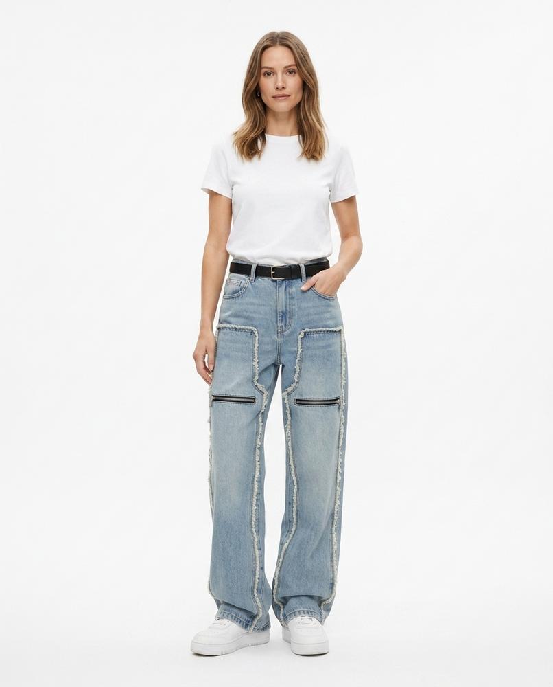 Cloppenburg Mode - Rahuk | Weitgeschnittene Offenkantige Hose Unisex