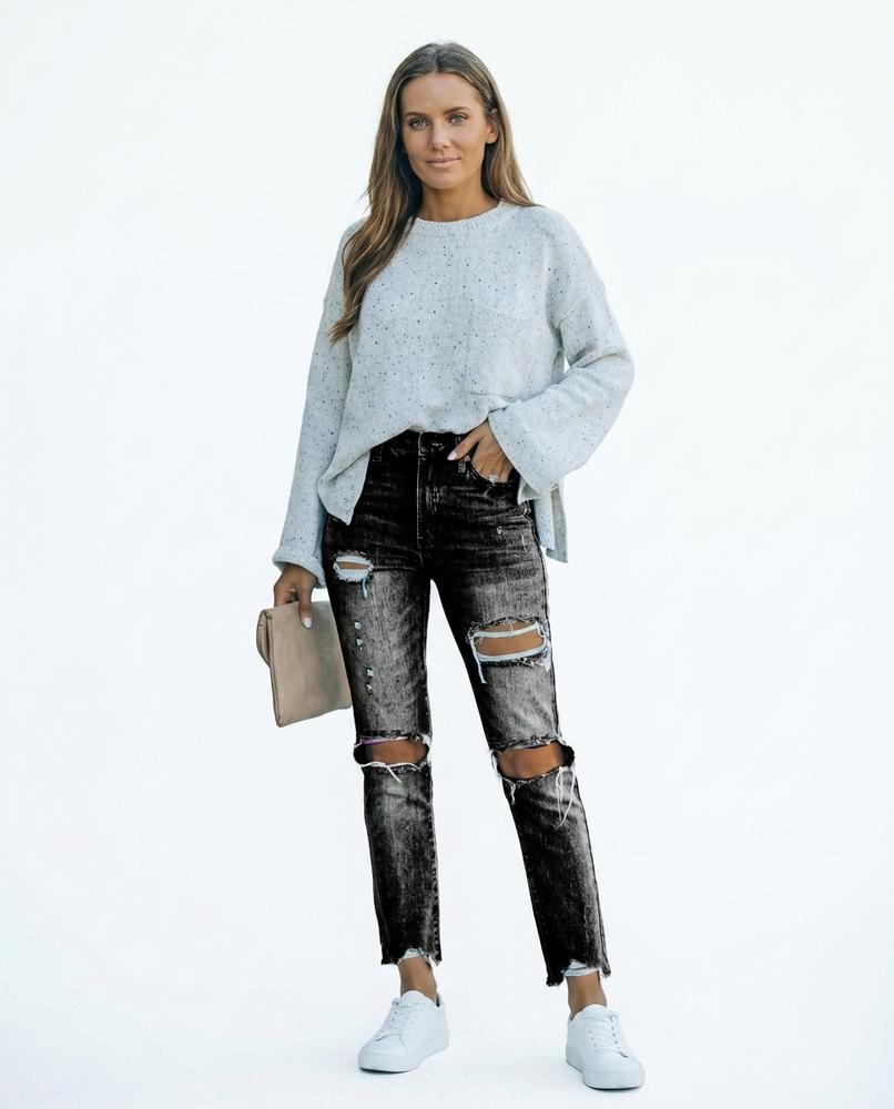 Cloppenburg Mode - Sosos | Zerrissene Verwaschene Hose Damen