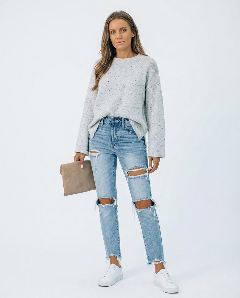 Cloppenburg Mode - Sosos | Zerrissene Verwaschene Hose Damen