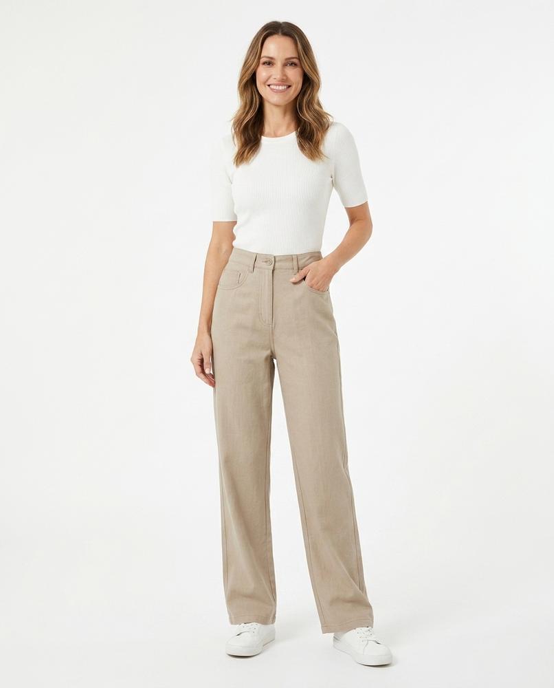 Cloppenburg Mode - Rihul | Weit Geschnittene Hochgeschnittene Hose Damen