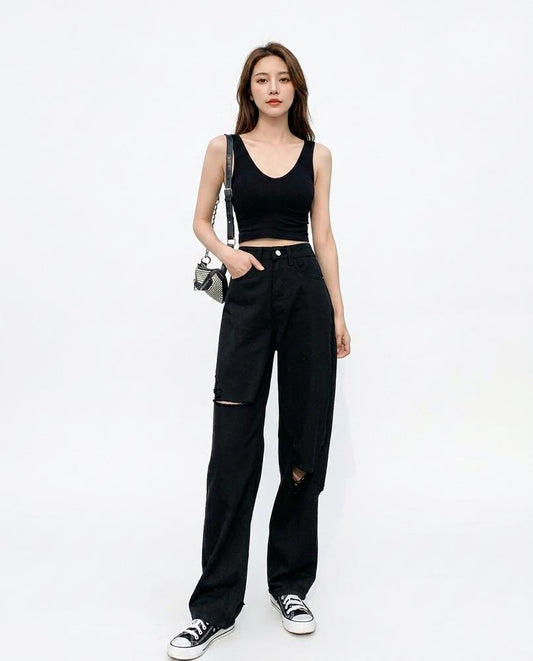 Cloppenburg Mode - Yomem | Weit Geschnittene Zerrissene Hose Damen
