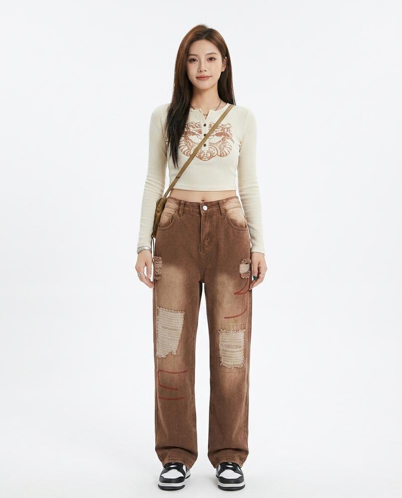 Cloppenburg Mode - Aanok | Gepatchte Weite Hose Unisex
