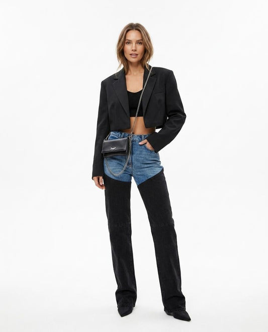 Cloppenburg Mode - Cuzav | Zweifarbige Gerade Geschnittene Hose Damen
