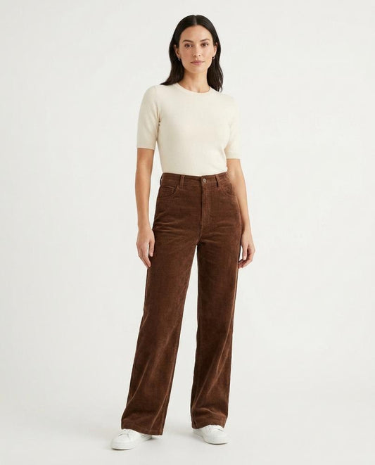 Cloppenburg Mode - Yarud | Gerippt Weitgeschnitten Cordhose Damen