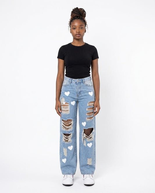 Cloppenburg Mode - Aihik | Zerrissene Bedruckte Hose Damen