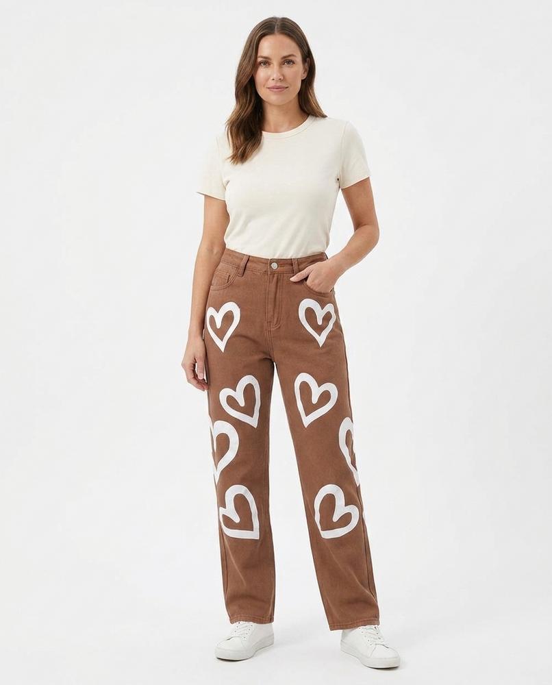 Cloppenburg Mode - Cakim | Gemusterte Gerade Geschnittene Hose Damen