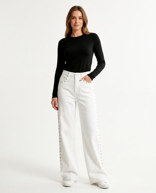 Cloppenburg Mode - Cokut | Weit Geschnittene Genietete Hose Damen