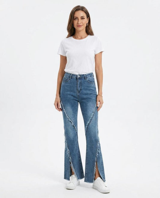 Cloppenburg Mode - Audes | Ausgestellte Fransige Hose Damen