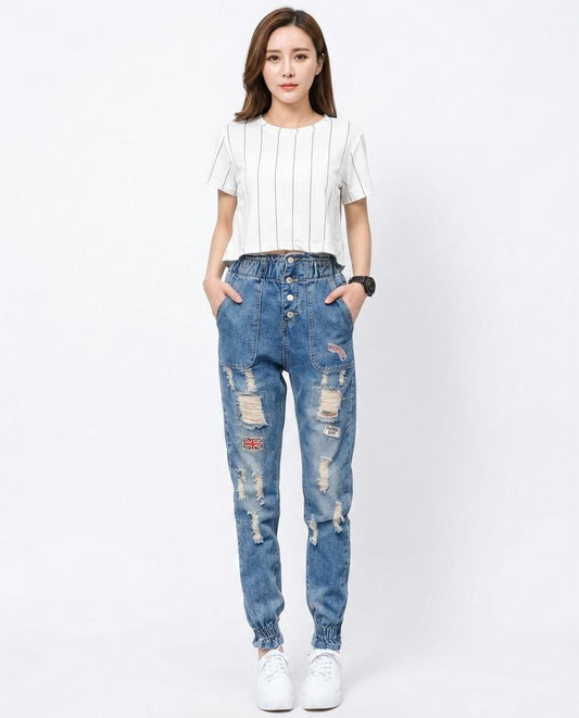 Cloppenburg Mode - Debok | Zerrissene Elastische Hose Damen