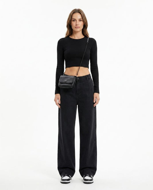 Cloppenburg Mode - Aifov | Weite Denim Hose Damen