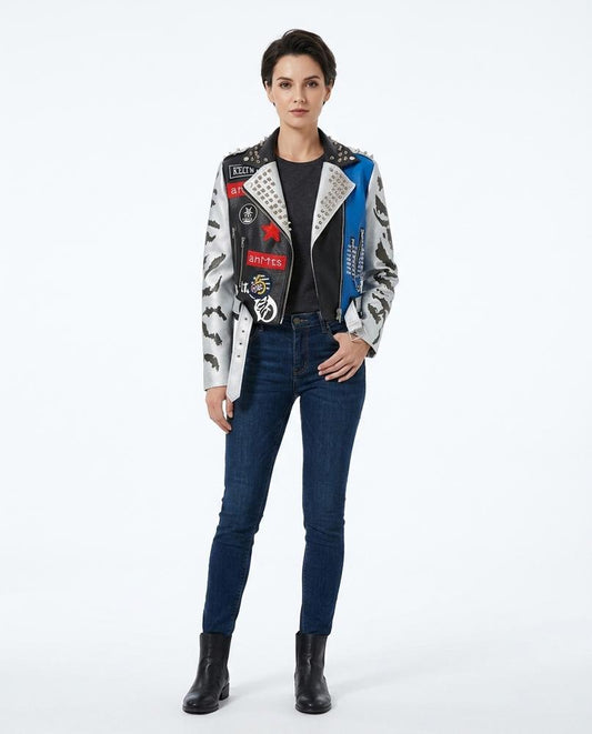 Cloppenburg Mode - Dudil | Nietenbesetzt Mehrfarbig Jacke Damen