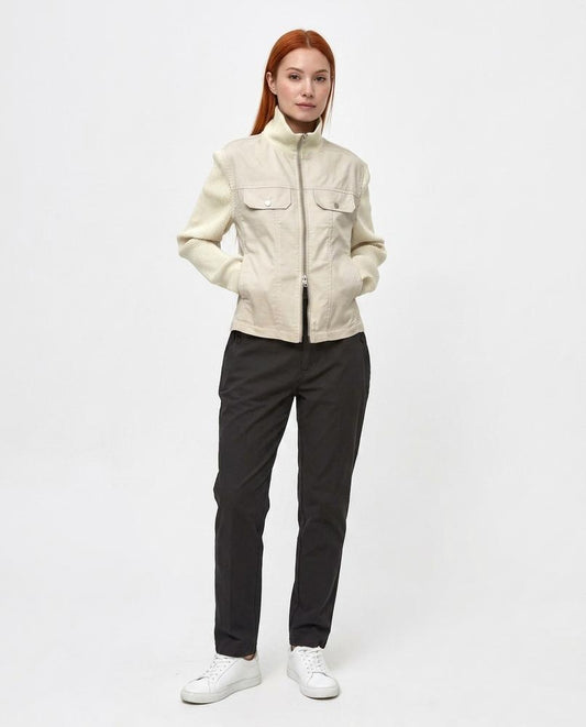 Cloppenburg Mode - Covam | Kontrastierend Gerippt Jacke Damen